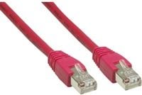 Good Connections RNS® patchkabel med låsebeskyttelse, Cat. 6, S/FTP, PiMF, PVC, 250 MHz, rød, 15 m (8060-150R)
