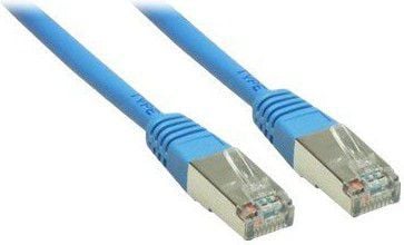 RNS® patchkabel med gripebeskyttelse, Cat. 6, S/FTP, PiMF, PVC, 250 MHz, blå, 0,25 m, Good Connections (8060-003B)