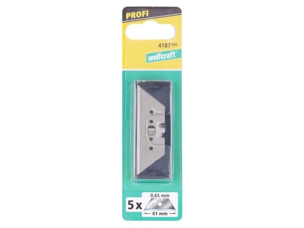 wolfcraft GmbH 4307000, 10 stykker, 18,7 mm, 0,65 mm, 61 mm