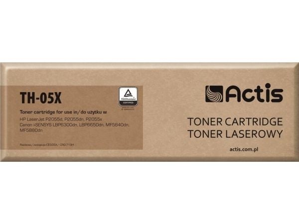 Toner Actis TH-05X svart erstatning 05X (TH-05X, CRG-719H)