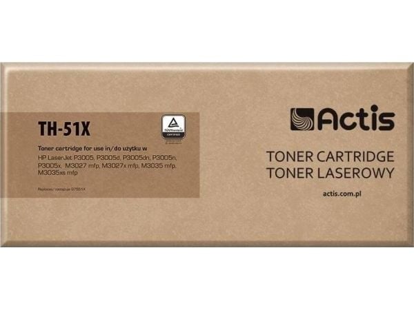 Actis TH-51X, 13000 sivua, Musta, 1 kpl