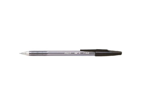 Kuglepen Pilot BP-S fine sort - (12 stk.)