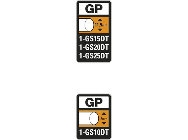 Stanley 6-GR100, Elektrisk limpistol, Sort, Gult, 1,15 cm, 25 cm, 120 °C, 210 °C