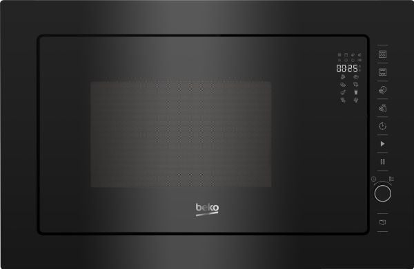 Beko b300 BMGB 25333 BG - Mikrobølgeovn med grill - innebygd - 25 liter - 900 W - svart
