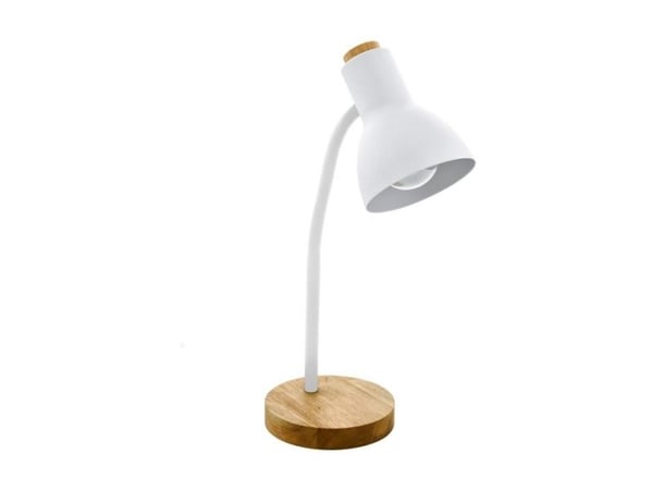 EGLO Veradal, Hvit, Tre, Plast, Stål, Tre, IP20, II, E27, 1 ampuller