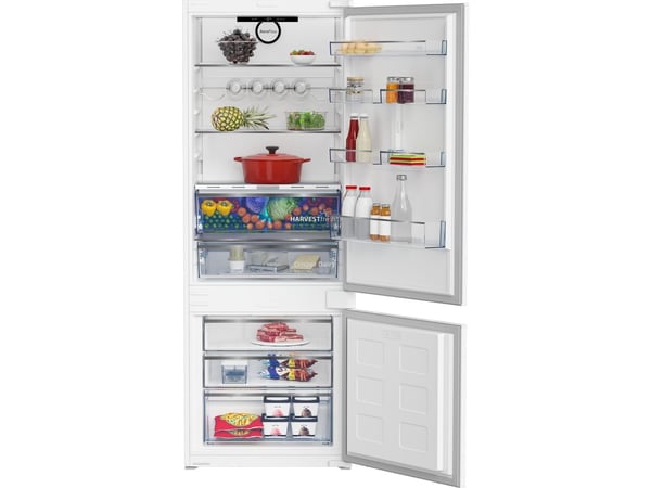 Beko BCNE400E40SN, 370 l, SN-T, 5,2 kg/24t, E, Fresh zone compartment, Hvit