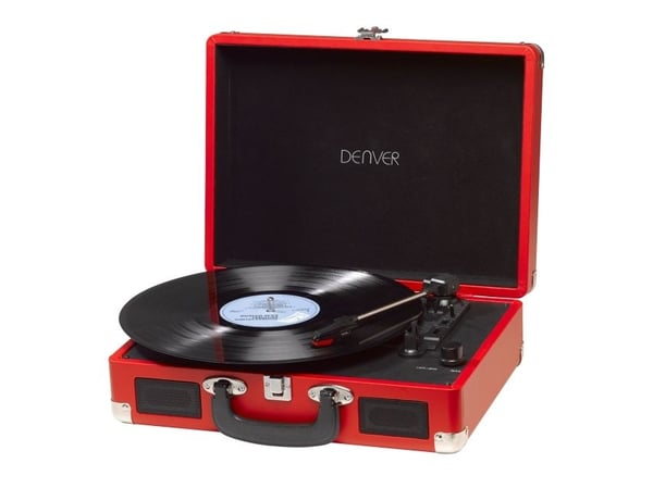 DENVER VPL-120 - Levysoitin 1 Watt - punainen
