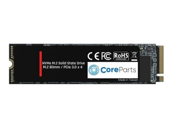 CoreParts - SSD - 256 GB - consumer, 3D NAND TLC, 1776/802 read/write (MB/s) - bulk packaging (plastic bag) - intern - M.2 2280 - PCIe 3.0 x4 (NVMe)