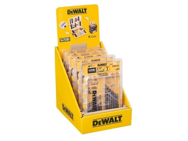 DeWALT DT70755-QZ, Pora, Poranteräsetti, Metalli, HSS-teräs, 21 kpl, 1mm, 1.5mm, 2mm, 2.5mm, 3mm, 3.2mm, 3.3mm, 3.5mm, 4mm, 4.2mm, 4.5mm, 4.8mm, 5m...