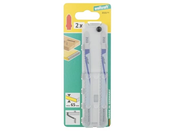 wolfcraft GmbH 4006885355507, Stikksagblad, Aluminium, Plast, Tre, Bimetall, Rustfritt stål, 10,5 cm, 13 cm