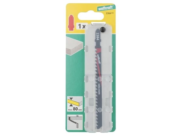 wolfcraft GmbH 2384000, Stiksagblad, Gassbetong, Sementbundne fiberplater, Glassfiberarmert plast, Gipsplater, Wolframkarbid (TC), 10,5 cm, 4,3 mm,...