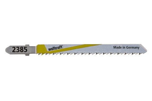 wolfcraft GmbH 2385000, Stikksagblad, Sponplate, Løvtre, Laminat, Plast, Tre med spiker, Bimetall, 7,5 cm, 2,5 mm, 3 cm