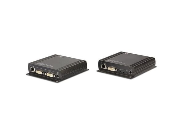 Lindy 39245, Sender og Mottaker, Koblet med ledninger (ikke trådløs), 140 m, Cat6, 60 Hz, Svart
