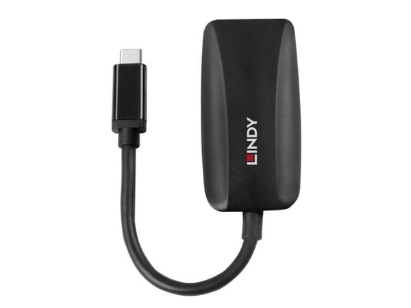 Lindy 43337, 0.13 m, USB Type-C, DisplayPort, uros, naaras, suora, suora