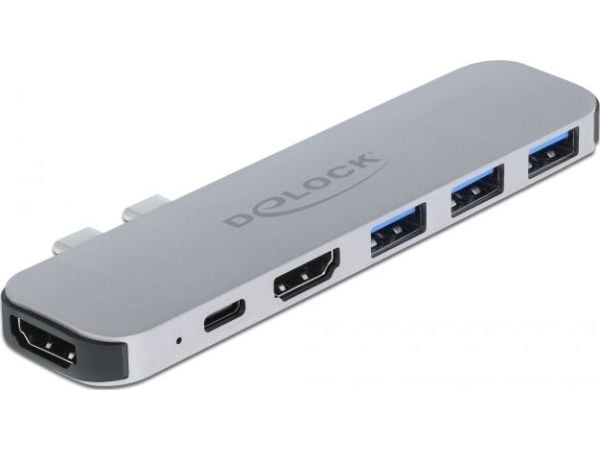 Delock Dockingstation für MacBook Dual HDMI 4K / PD / Hub