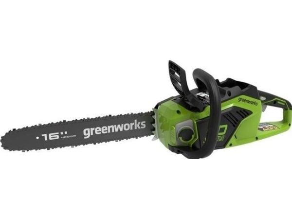 Greenworks 2005807, 40 cm, Børsteløs, 76,2 / 8 mm (3 / 8"), Grønn, 0,2 l, Batteri