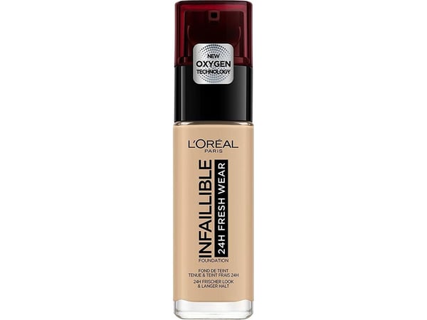 L'Oreal Infallible 32h Fresh Wear Foundation Long-Lasting Face Foundation 120 Vanilla 30ml