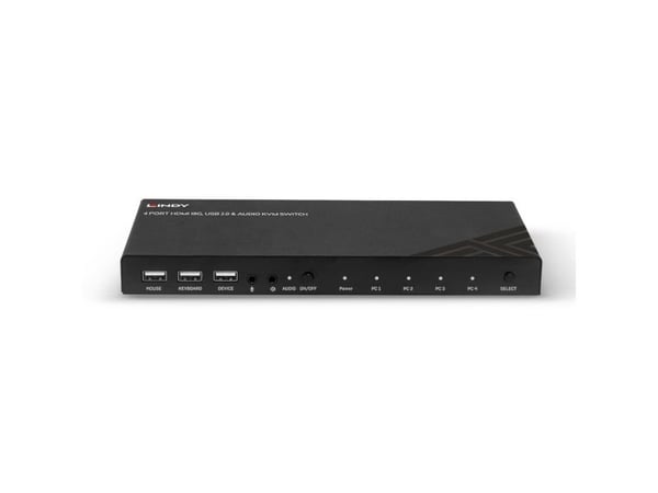 Lindy 32810, 4096 x 2160 piksler, 4K Ultra HD, Svart