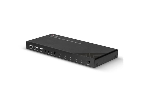 Lindy 32810, 4096 x 2160 piksler, 4K Ultra HD, Svart