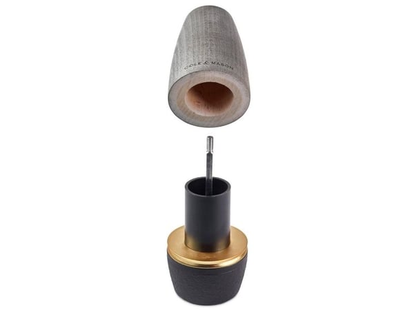Cole & Mason H322015, Musta, Harmaa, Puu, Suola, 135 mm