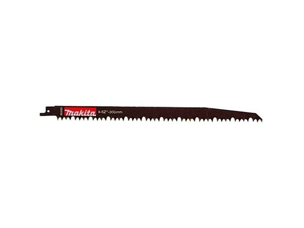 Makita - Blad till tigersåg - för trä, nyskuret trä, plywood, tree trunks, branches - 5 delar - längd: 300 mm - bredd: 19 mm - för Makita DJR186Z, ...