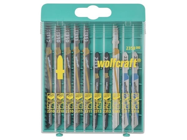 Wolfcraft 2358000 Palapelisahanterät 10 kpl