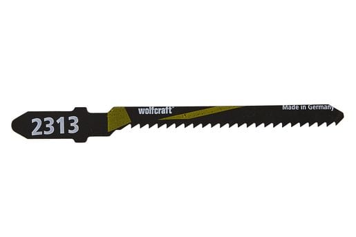 wolfcraft GmbH 2313000, Stikksagblad, Sponplate, Kryssfiner, Mykt tre, High Carbon Steel (HCS), 5 cm, 2 mm, 2 cm