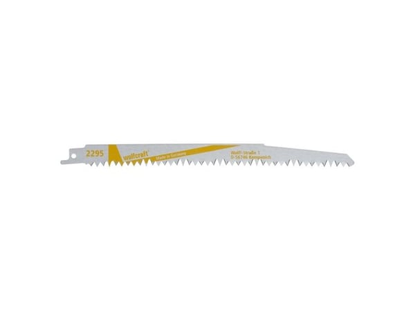 wolfcraft GmbH 2295000, Sabelsagblad, Tre, Chromium-Vanadium Steel (Cr-V), 21 cm, 5 mm, 18 cm