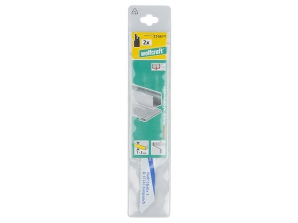 wolfcraft GmbH 2298000, Sabelsagblad, Stål, Bimetall, 1,4 mm, 15 cm, 2 stykker