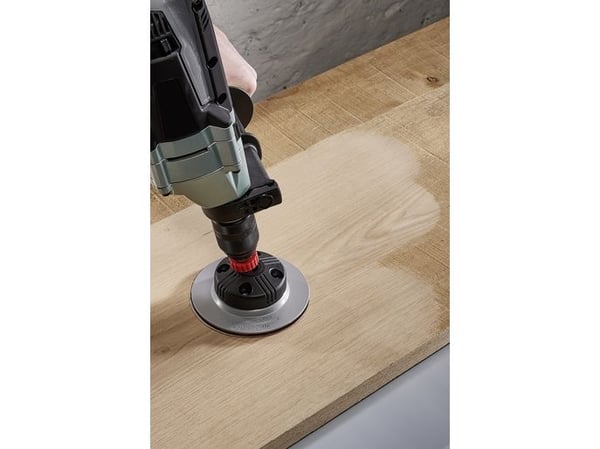 wolfcraft GmbH 4006885224216, Slipeskive, Corundum, Rød, Rund, 12,5 cm