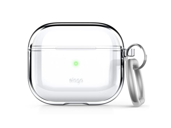elago - Eske for ladeboks for tådløse ørepropper - harpiks - gjennomsiktig - for Apple AirPods (3. generasjon)