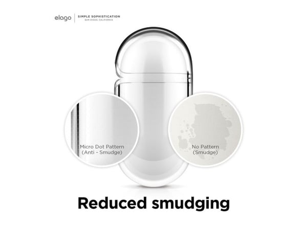 elago - Eske for ladeboks for tådløse ørepropper - harpiks - gjennomsiktig - for Apple AirPods (3. generasjon)
