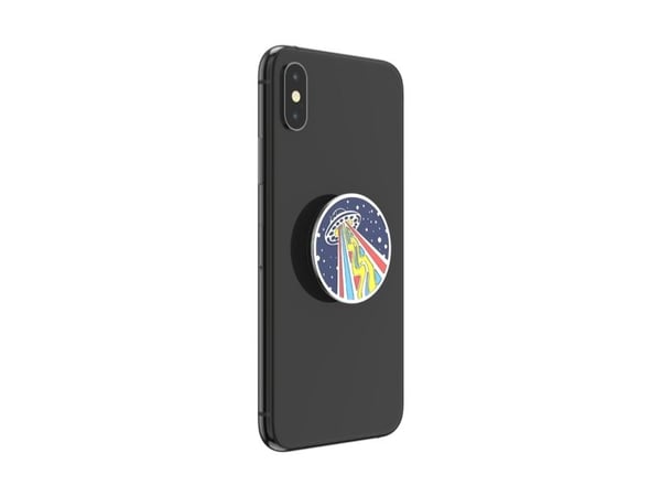 PopSockets PopGrip - Fingergrep/stativ for mobiltelefon - emalje - Outta This World - marineblå
