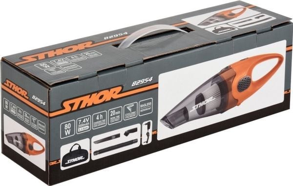 Støvsuger til bil med batteri 82954 80 W 2,2 kPa