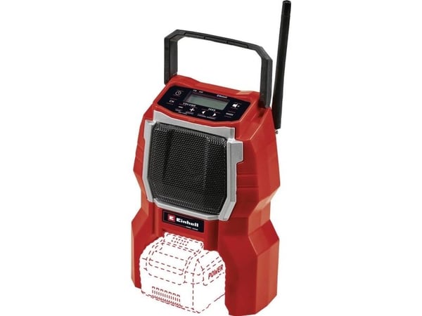 Einhell TC-RA 18 Li BT, Bærbar, Digitalt, AM, FM, 87,5 - 108 MHz, 522 - 1620 kHz, LCD - SOLO