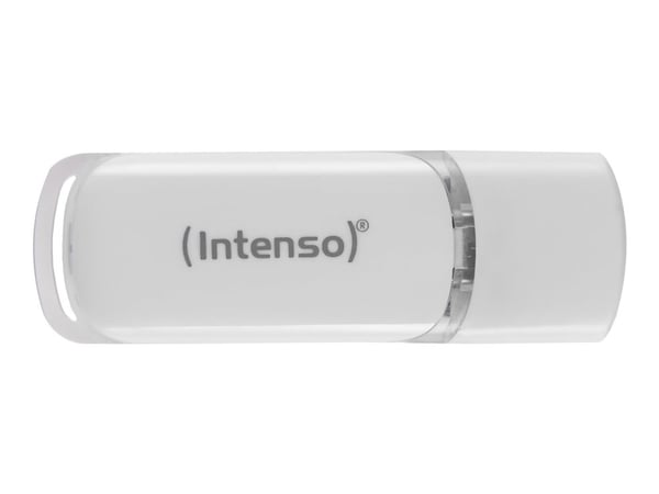 Intenso Flash Line - USB-flashstasjon - 32 GB - USB-C 3.1 Gen 1 - hvit