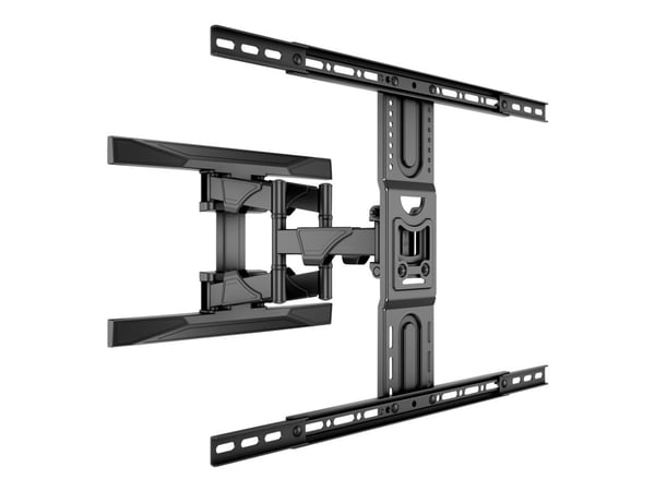 Multibrackets 0402, 190,5 cm (75"), 200 x 200 mm, 600 x 400 mm, -5 - 3°, -90 - 90°, Musta