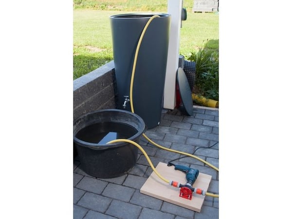 wolfcraft GmbH 2207000, 600 W, 3000 l/h, Musta, Punainen