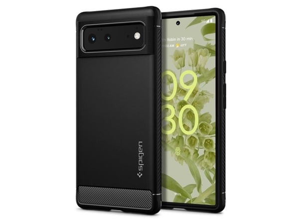 Spigen Rugged Armor, Etui, Google, Pixel 6, 16,3 cm (6.4"), Sort