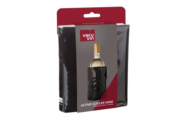 Vacu Vin Active Cooler Wine, Glass Flaske, Vin, Sort, Monokromatisk, 5 min, 1 stykker