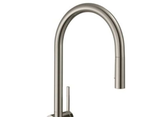 HG Talis M54 køkkenarmatur 210 - 2jet, med udtræk, steel. C-tud