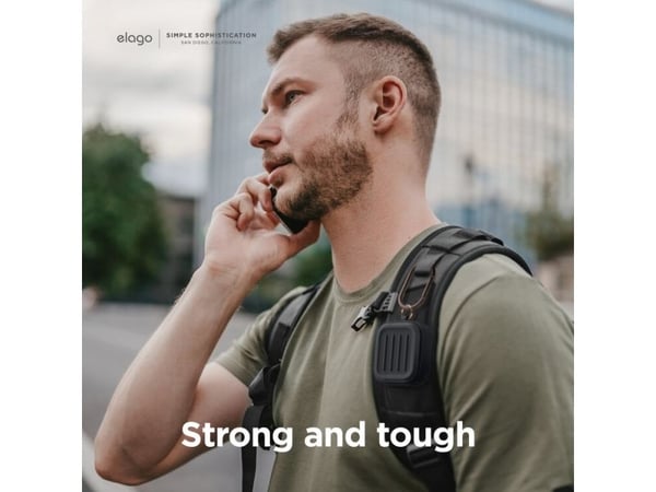 elago AirPods 3 Armor Case, laatikko, silikoni, musta