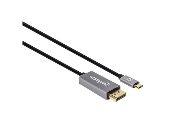 Manhattan 354851, 3 m, USB Type-C, DisplayPort, Uros, Uros, Suora