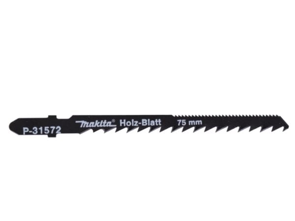 Makita - Stikksagblad - for tre, plast, bløtt tre, løvtre - 5 deler - T-skaft - lengde: 100 mm - for Makita DJV182, DJV182Z