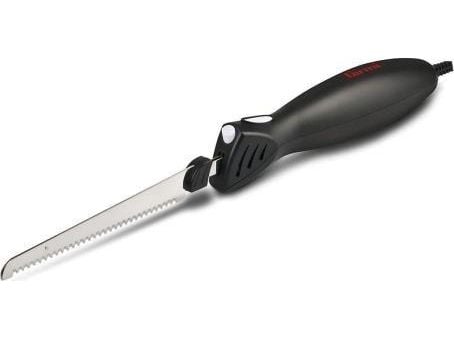 Girmi CT10, Svart, Rostfritt stål, Bröd, Kött, Sågtandat blad, 45 W, AC, 220 - 240 V