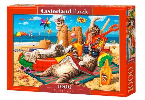 Castorland Summer Vibes, 1000 styck, Djur, 9 År