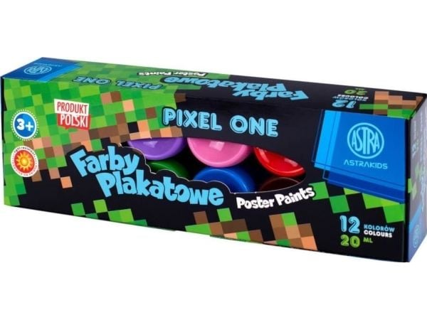 Pixel One plakatmaling 12 farger, 20 ml 301221006