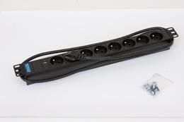 Triton RAB-PD-X05-A1, Svart, 8 x CSN, 2 m, 16 A, 16 A, 48,3 cm (19")