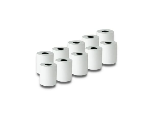 Qoltec - Hvit - Roll (5.7 cm x 27 m) - 55 g/m² - 10 rull(er) termisk papir