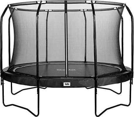 Salta 556, Trampoline over bakken, Rund, 150 kg, 5 år, Safety net, Sort